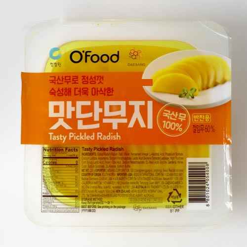 CHUNGJUNGONE O`FOOD TASTY PICKLED RADISH SLICED 220G